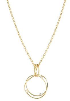 Srebrny pozłacany naszyjnik Nomination My Rebel Art – okrągła zawieszka z cyrkoniami (3).jpg